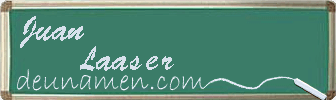 Juan Laaser Visitenkarte